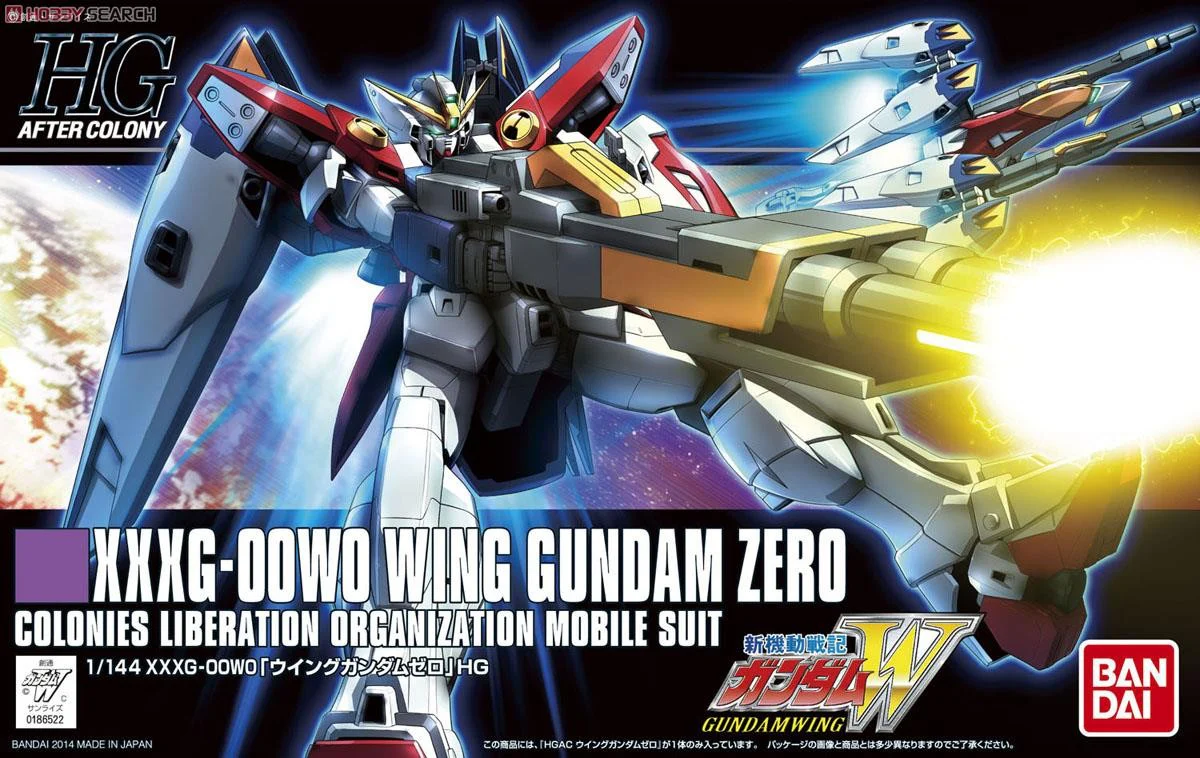 GUNDAM - Wing Gundam Zero HGAC 1/144 Model Kit