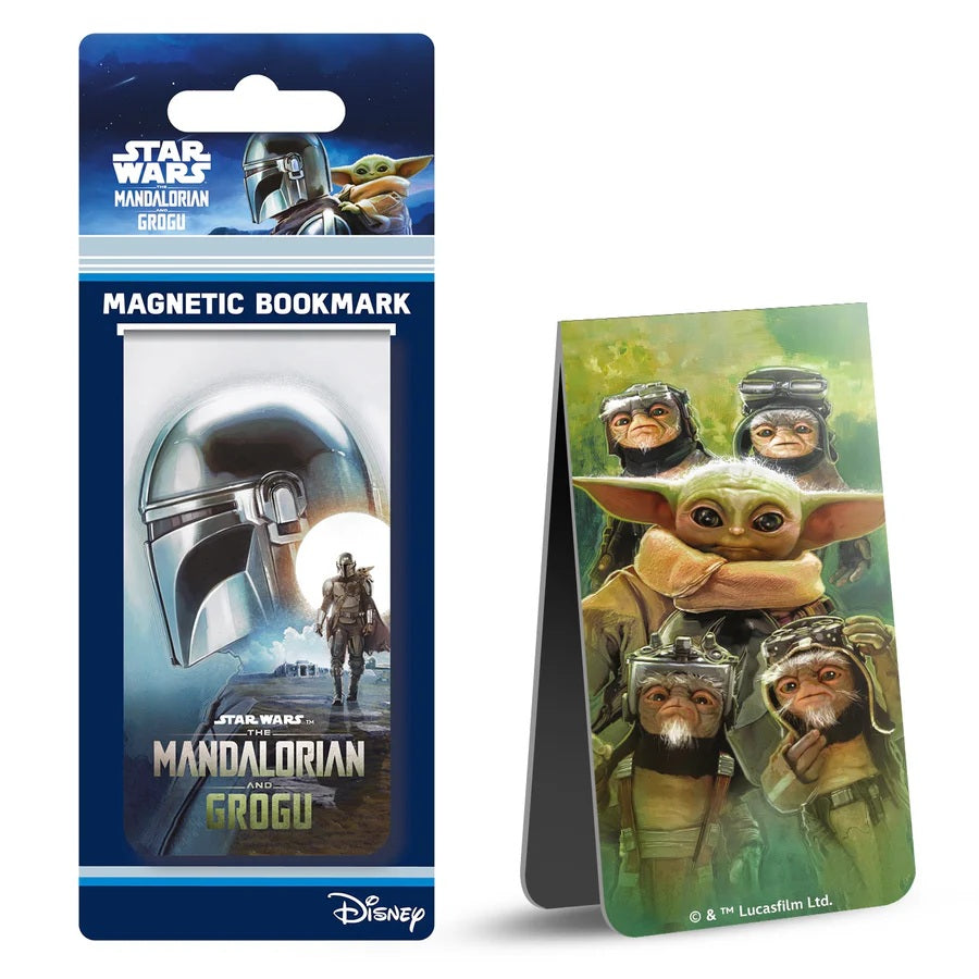 STAR WARS : MANDALORIAN - Mando & Grogu Magnetic Bookmark
