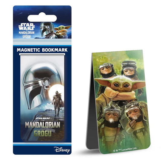 STAR WARS : MANDALORIAN - Mando & Grogu Magnetic Bookmark