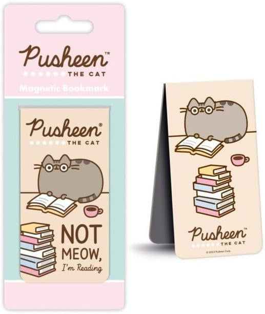 PUSHEEN - Not Meow, I'm reading Magnetic Bookmark