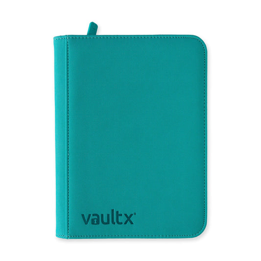 VAULT X - 4-Pocket Exo-Tec Zip Binder - Ocean Blue