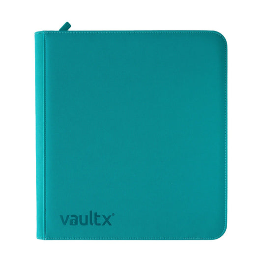 VAULT X - XL 12-Pocket Exo-Tec® Zip Binder - Ocean Blue