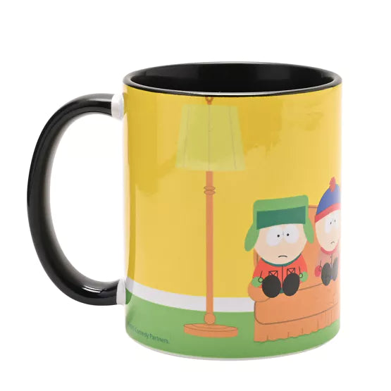 SOUTH PARK - Watching TV Black Inner Mug