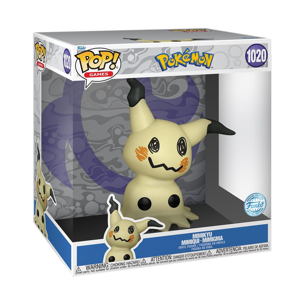 POKEMON - Mimikyu #1020 Jumbo Funko Pop!
