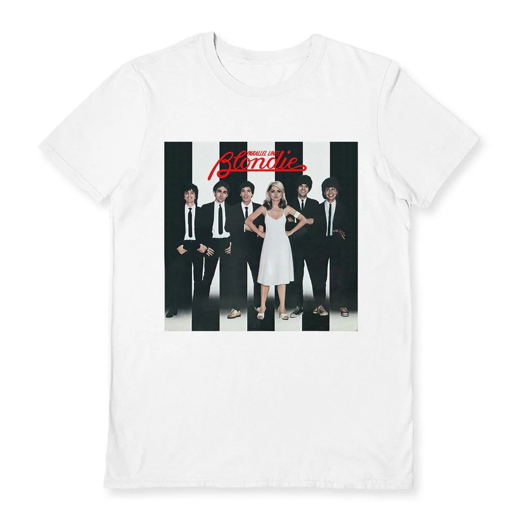 BLONDIE - Parrallel Lines White T-Shirt