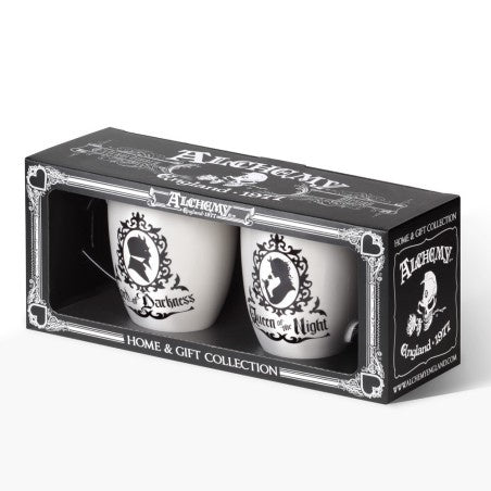 ALCHEMY - Queen & Lord Fine Bone China Set of 2 Mugs