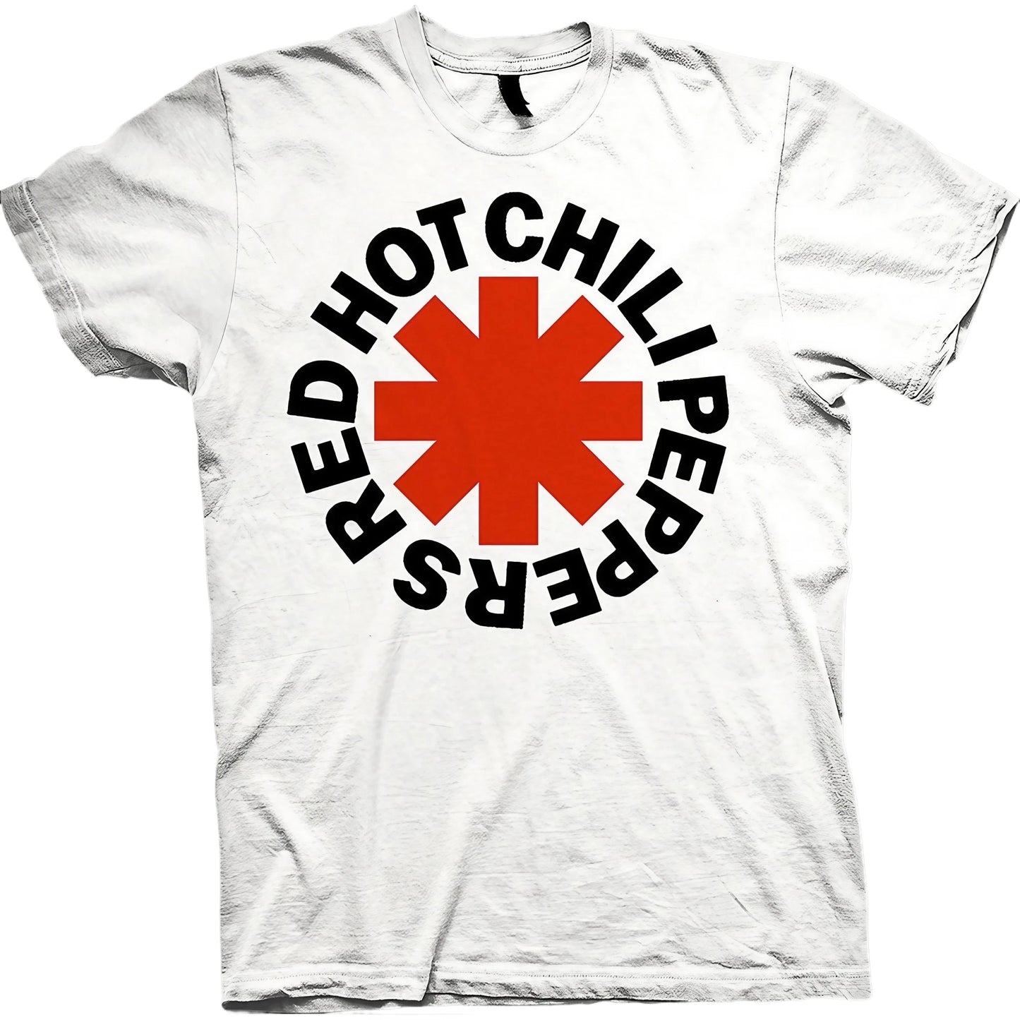RED HOT CHILI PEPPERS - Red Asterisk White T-Shirt