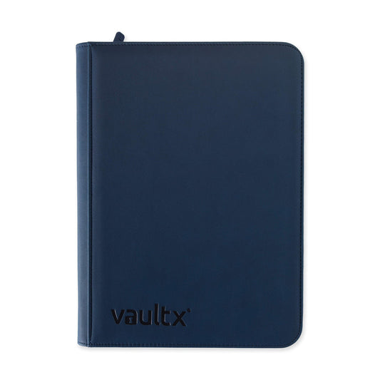 VAULT X - 9-Pocket Exo-Tec Zip Binder - Royal Blue