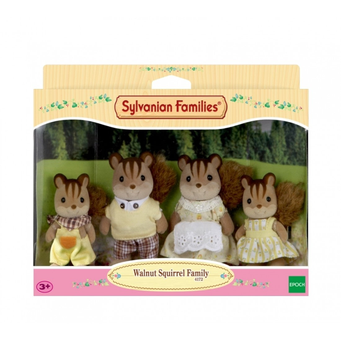 SYLVANIAN FAMILIES - Walnut Squirrel Family Figure Set