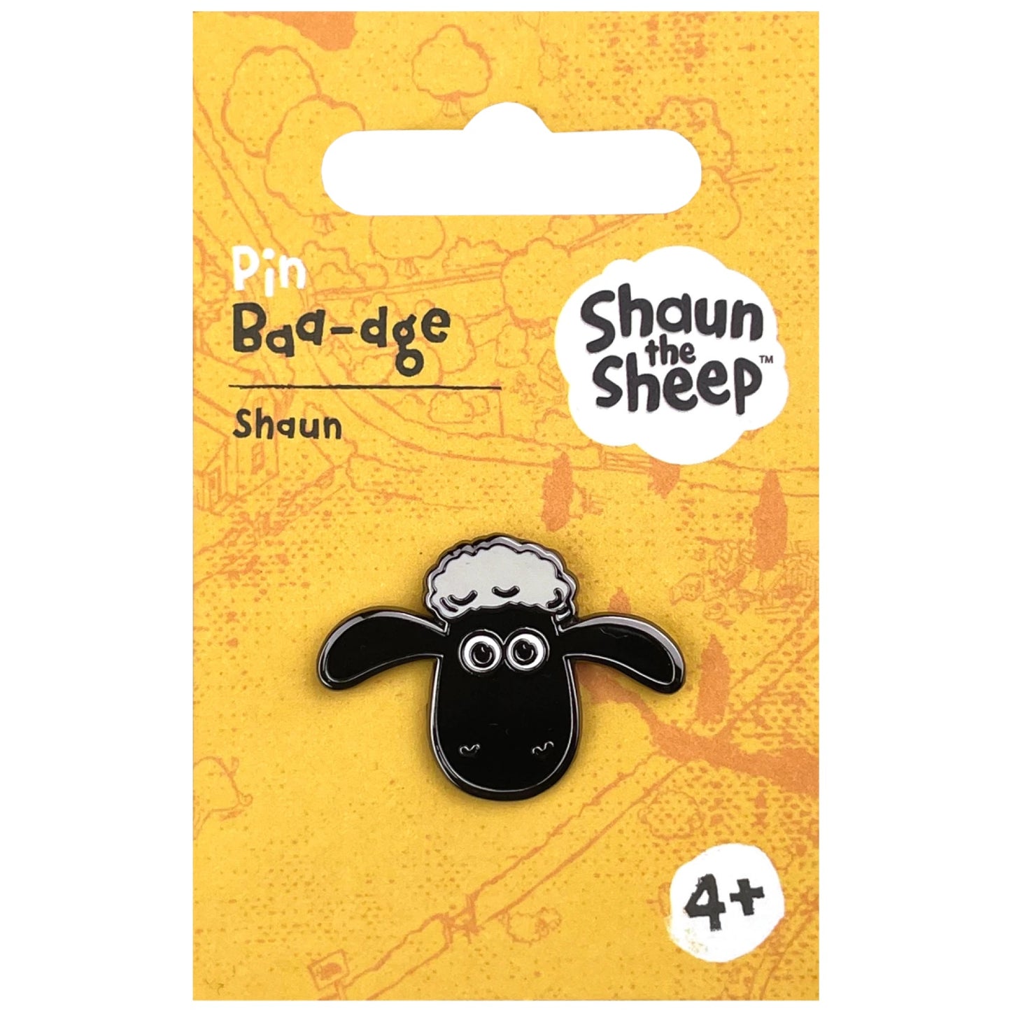 SHAUN THE SHEEP - Shaun Face Pin Badge