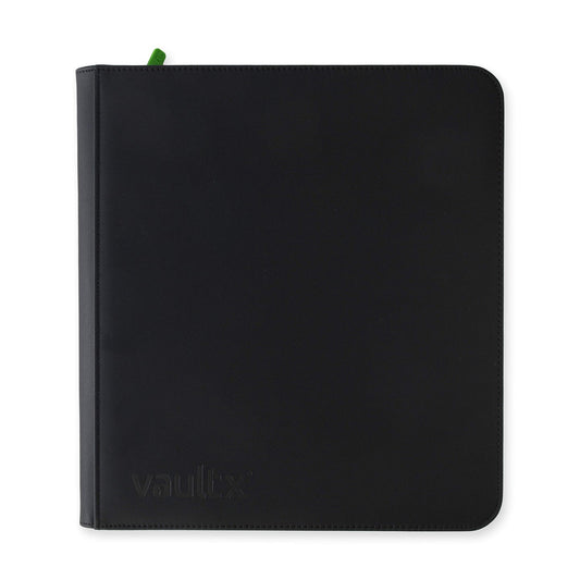 VAULT X - 12-Pocket Exo-Tec Zip Binder - Signature Black