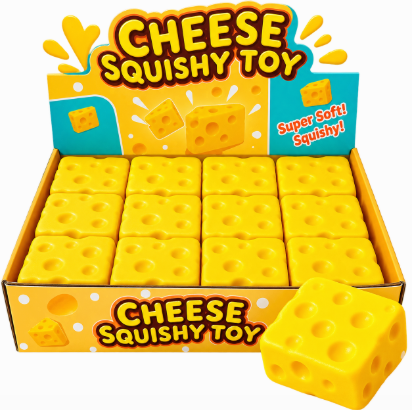 SQUISHY CHEESE - Stress Relief Cheese (1)