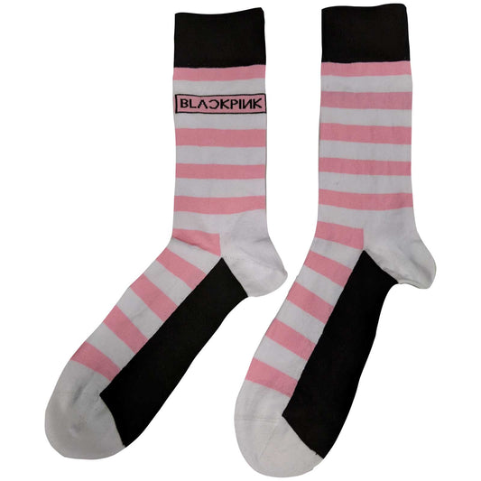 BLACKPINK - Stripes & Logo Socks (7 - 11)