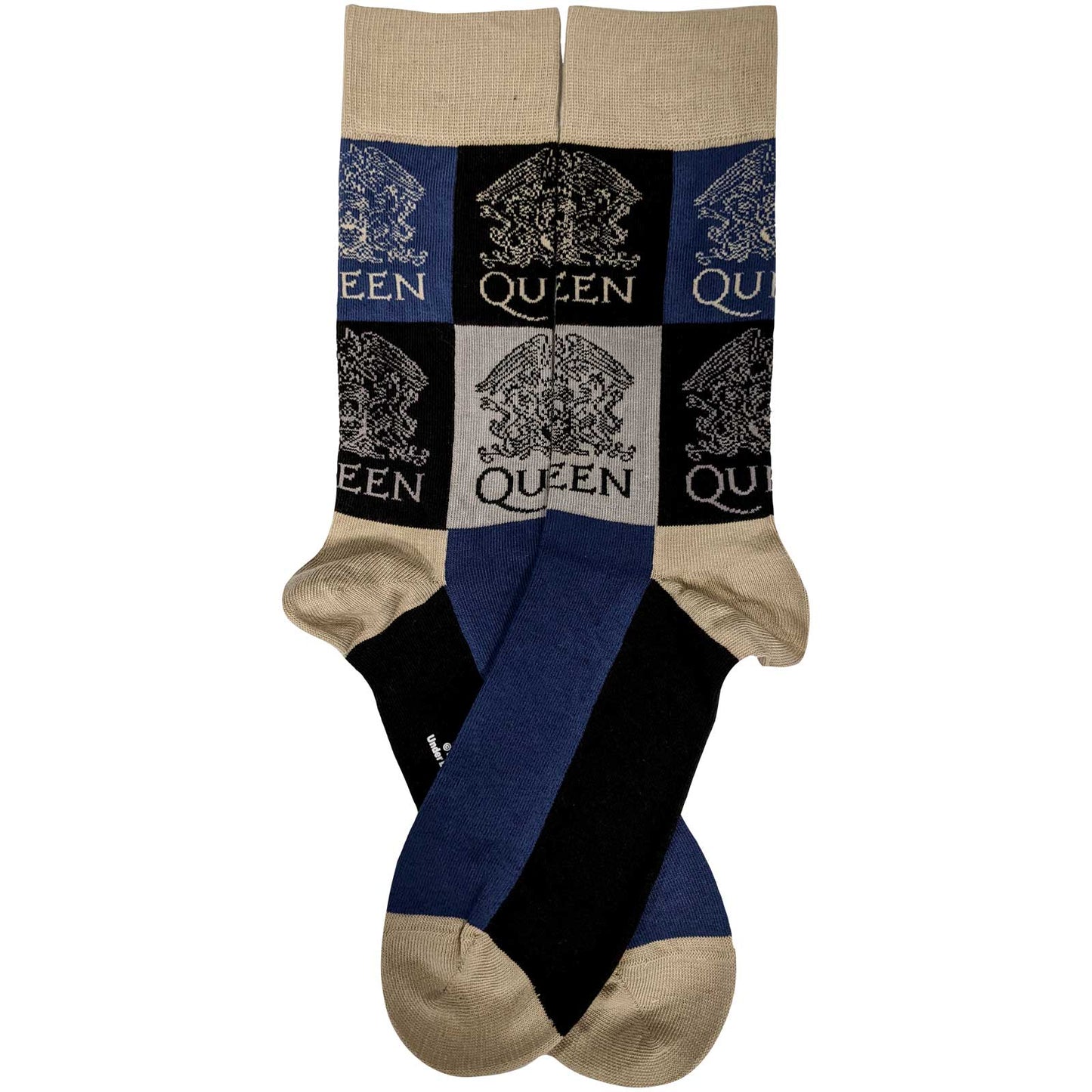 QUEEN - Crest Blocks Socks (7-11)