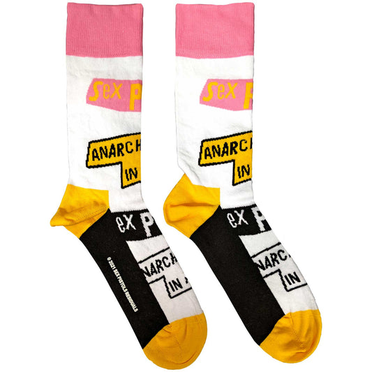 SEX PISTOLS - Anarchy In The UK Socks (7.5-11.5)