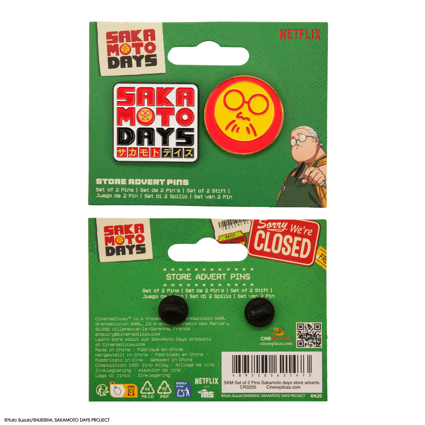 SAKAMOTO DAYS - Store Adverts Pin Set