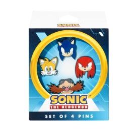 SONIC THE HEDGEHOG - Set Of 4 Pins
