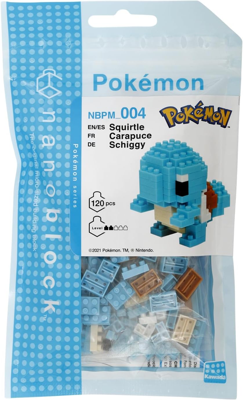 POKEMON - Squirtle 004 Nanoblock Pack