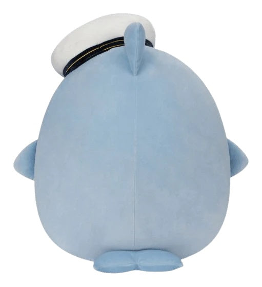 SQUISHMALLOW - Samir The Whale With Sailor Hat 20" Plush