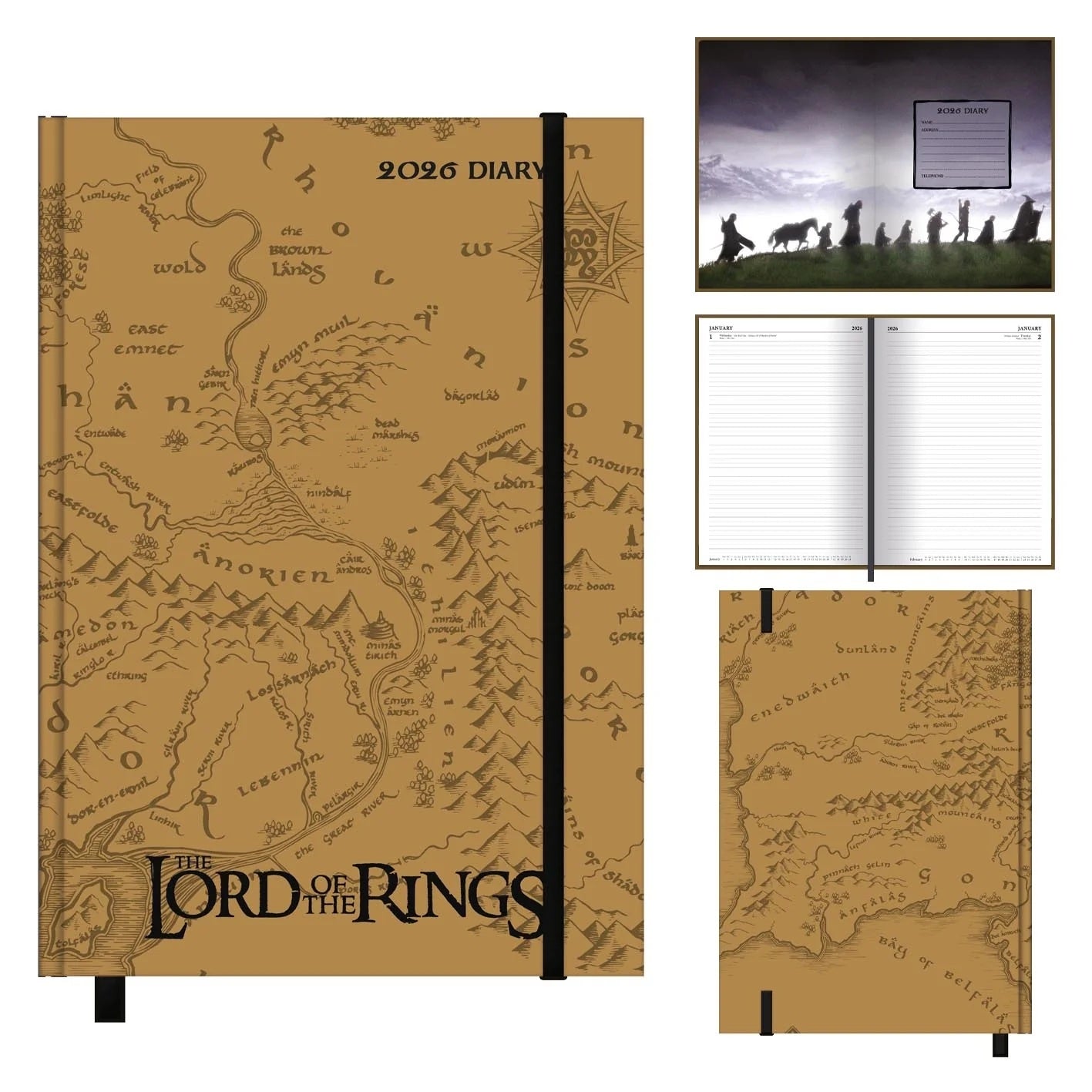 LORD OF THE RINGS - 2026 Diary