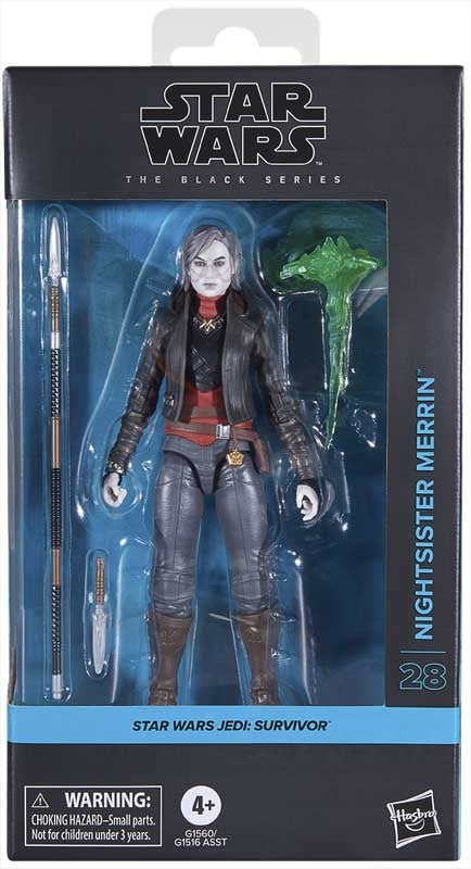 STAR WARS : JEDI SURVIVOR - Nightsister Merrin Hasbro Black Series Figure