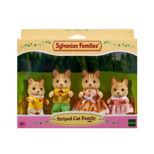 SYLVANIAN FAMILIES - Striped Cat Family Figure Set