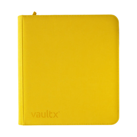 VAULT X - XL 12-Pocket Exo-Tec® Zip Binder - Sunrise Yellow