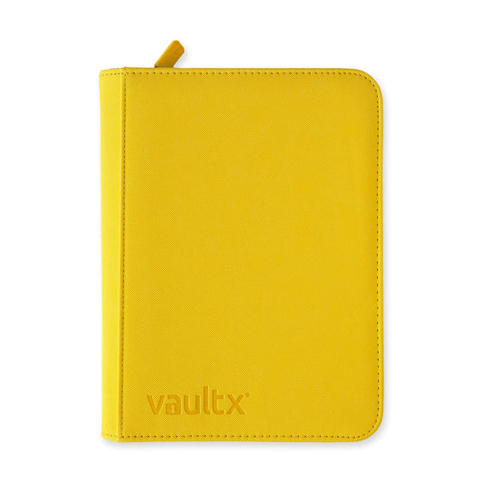 VAULT X - 4-Pocket Exo-Tec Zip Binder - Sunrise Yellow
