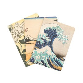 HOKUSAI - Great Wave 3-Pack Notebooks