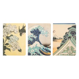 HOKUSAI - Great Wave 3-Pack Notebooks