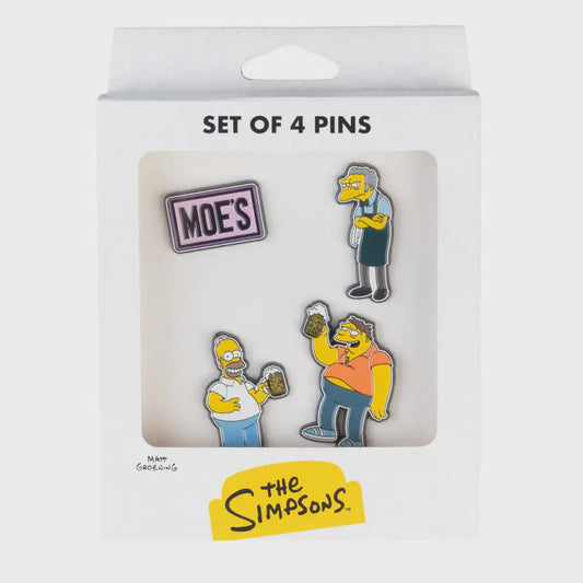 SIMPSONS - Moe's Tavern Set Of 4 Pins