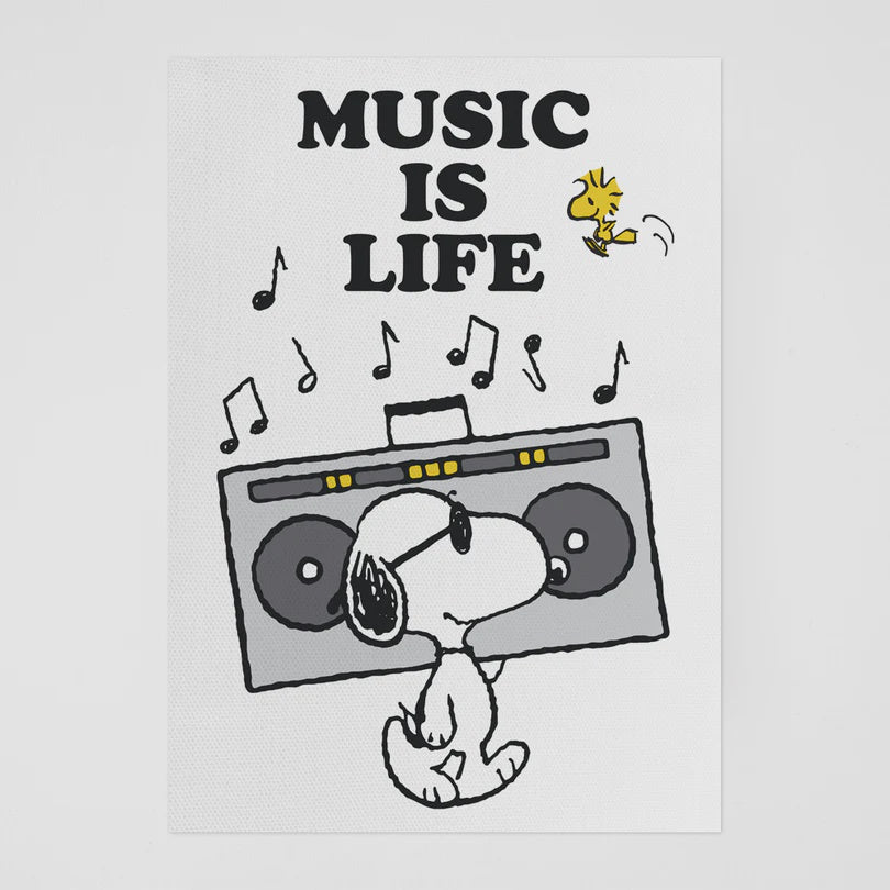 PEANUTS - Music Tea Towel