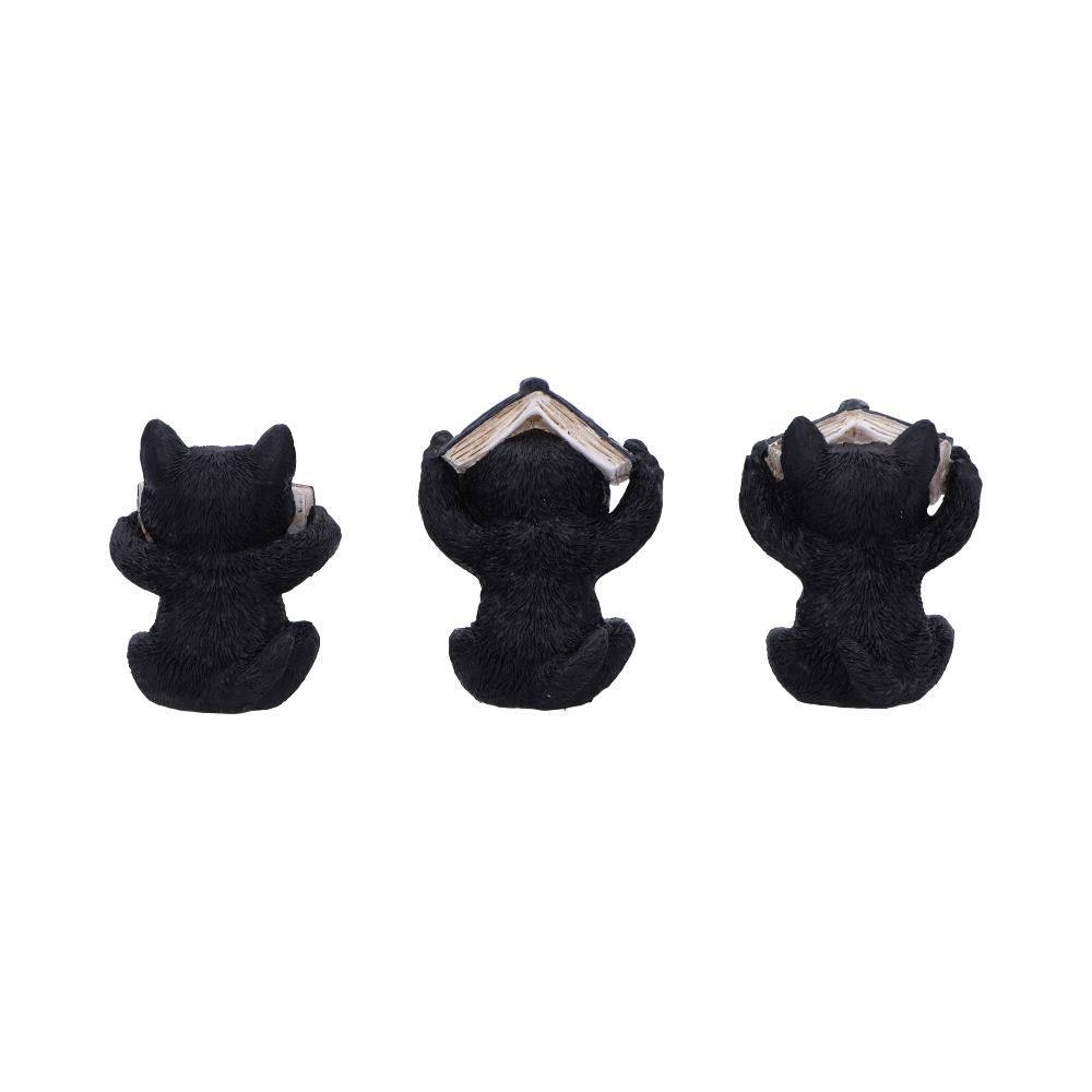 NEMESIS NOW - 3 Wise Witchy Black Cats Figures