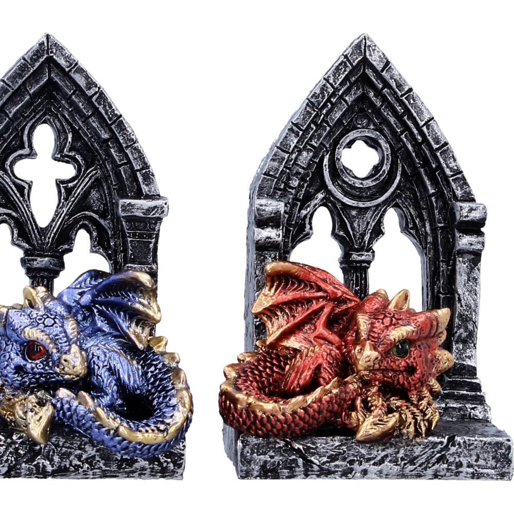 NEMESIS NOW - Gate Keepers Dragon Figure Set of 2