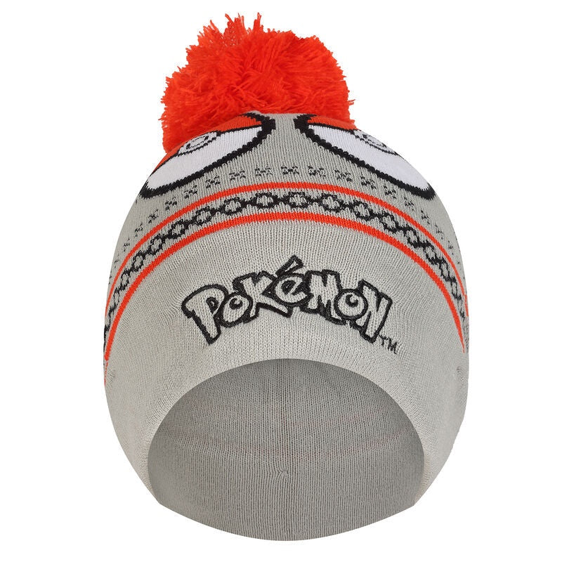 POKEMON - Pokeball Pom-Pom Beanie