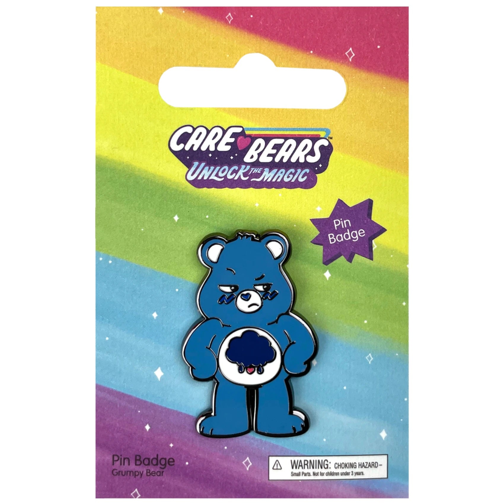 CARE BEARS - Unlock The Magic Grumpy Bear Pin Badge – Cool-Merch