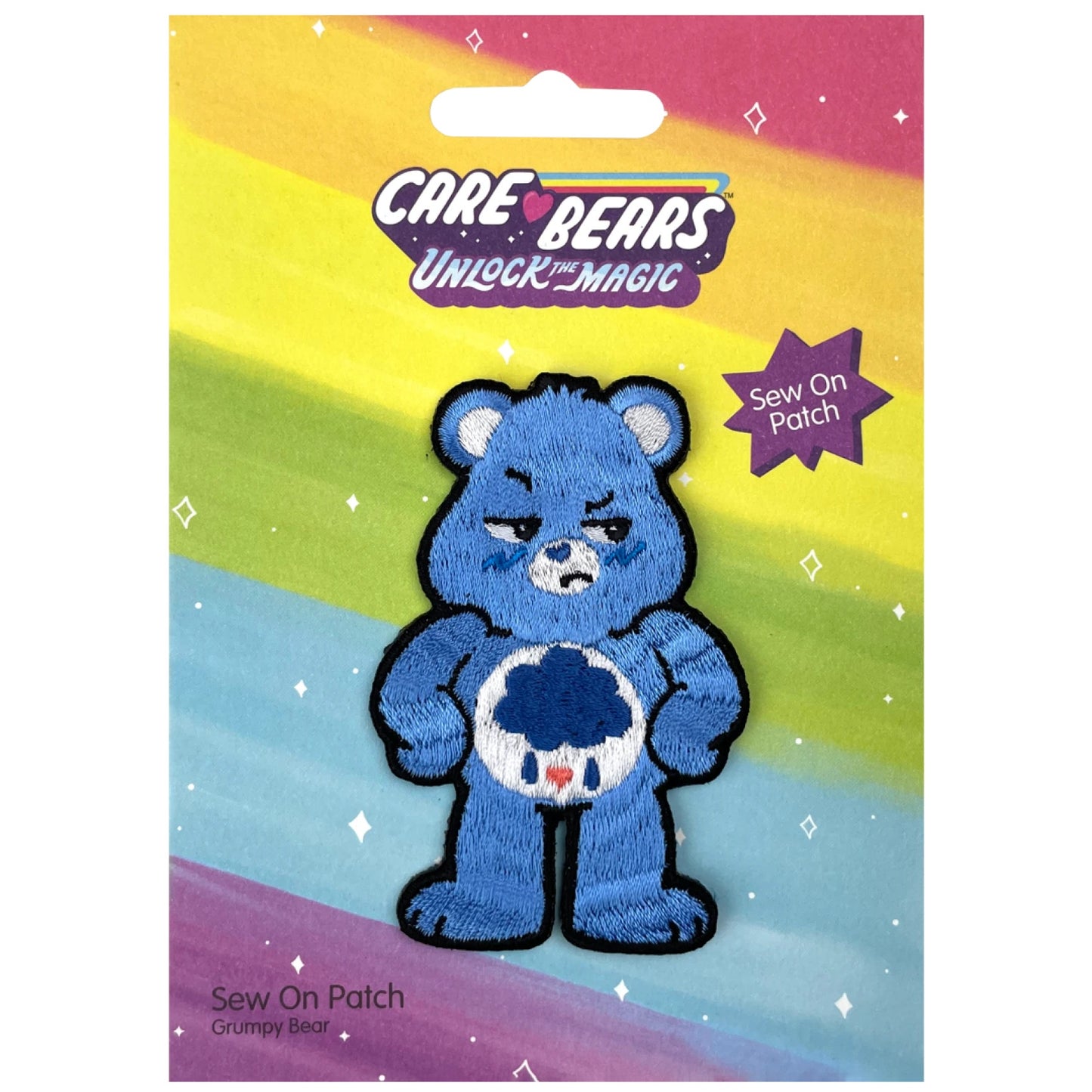 CARE BEARS - Unlock The Magic Grumpy Bear Sew On Patch