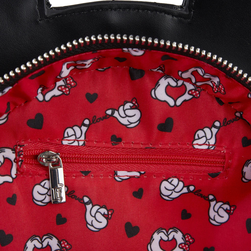 LOUNGEFLY : DISNEY - Mickey & Minnie Valentines Reversible Crossbody Bag