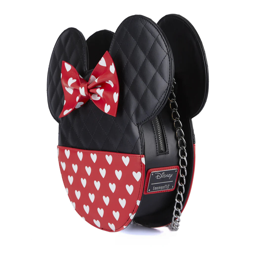 LOUNGEFLY : DISNEY - Mickey & Minnie Valentines Reversible Crossbody Bag