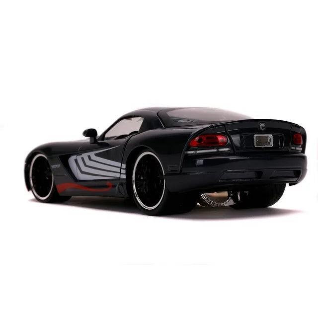 MARVEL SPIDER MAN Venom 2008 Dodge Viper 1 24 Diecast Car Figure Cool Merch