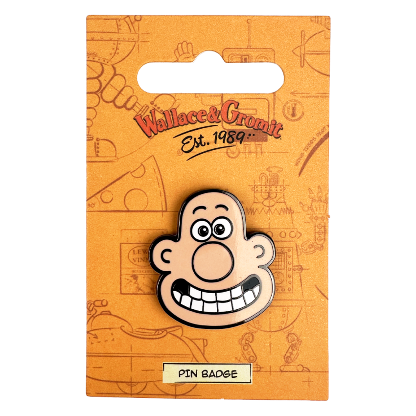 WALLACE & GROMIT - Wallace Head Pin Badge