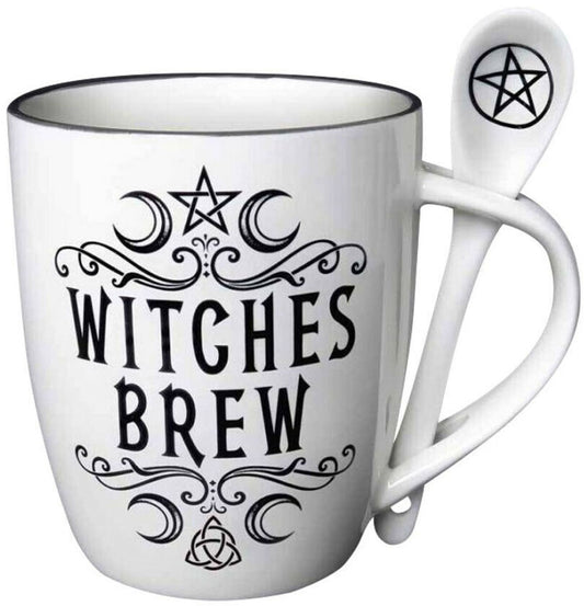 ALCHEMY - Witches Brew Fine Bone China Mug & Spoon Set