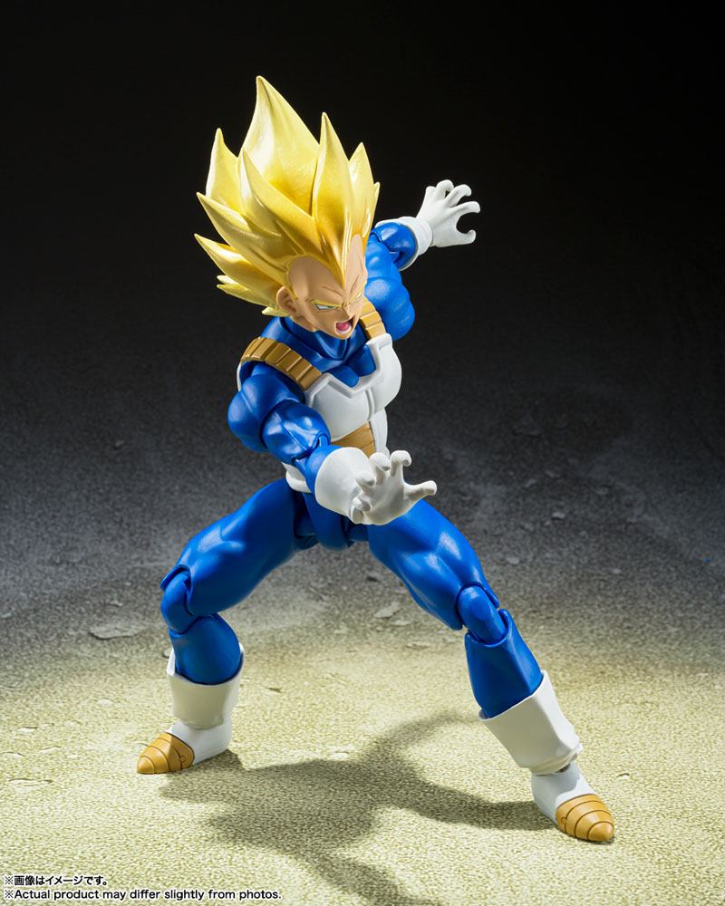 DRAGON BALL Z - Super Saiyan Vegeta (Awakened Super Saiyan Blood) S.H. Figuarts Action Figure