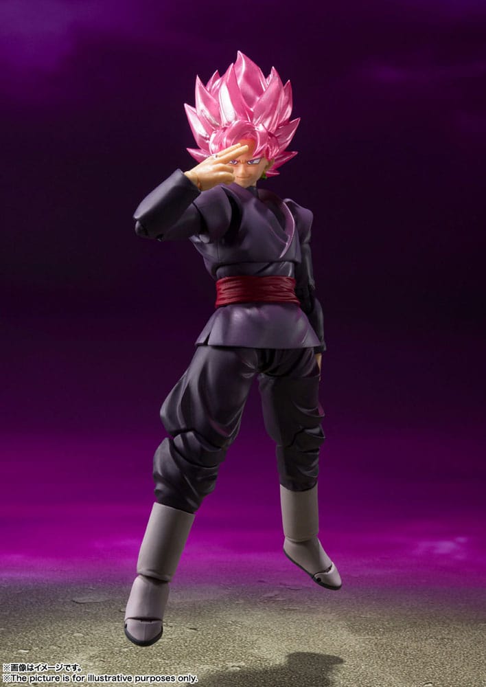DRAGON BALL SUPER - Goku Black Super Saiyan Rose S.H. Figuarts Figure