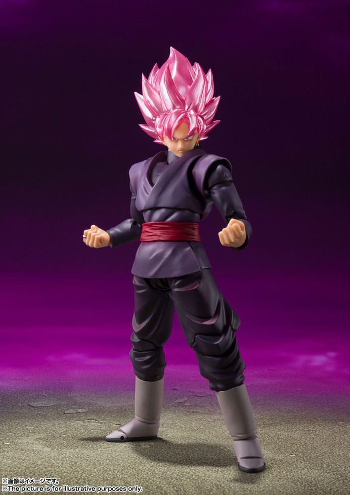 DRAGON BALL SUPER - Goku Black Super Saiyan Rose S.H. Figuarts Figure
