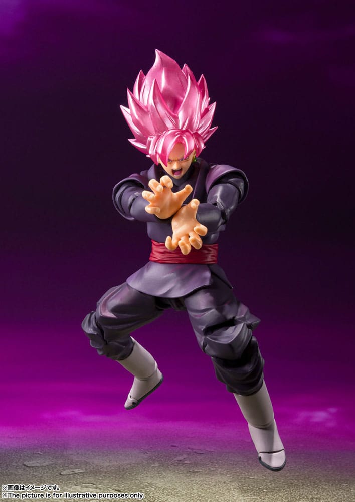 DRAGON BALL SUPER - Goku Black Super Saiyan Rose S.H. Figuarts Figure