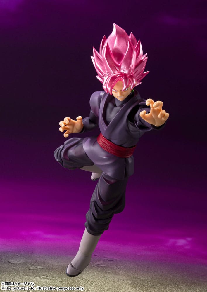 DRAGON BALL SUPER - Goku Black Super Saiyan Rose S.H. Figuarts Figure