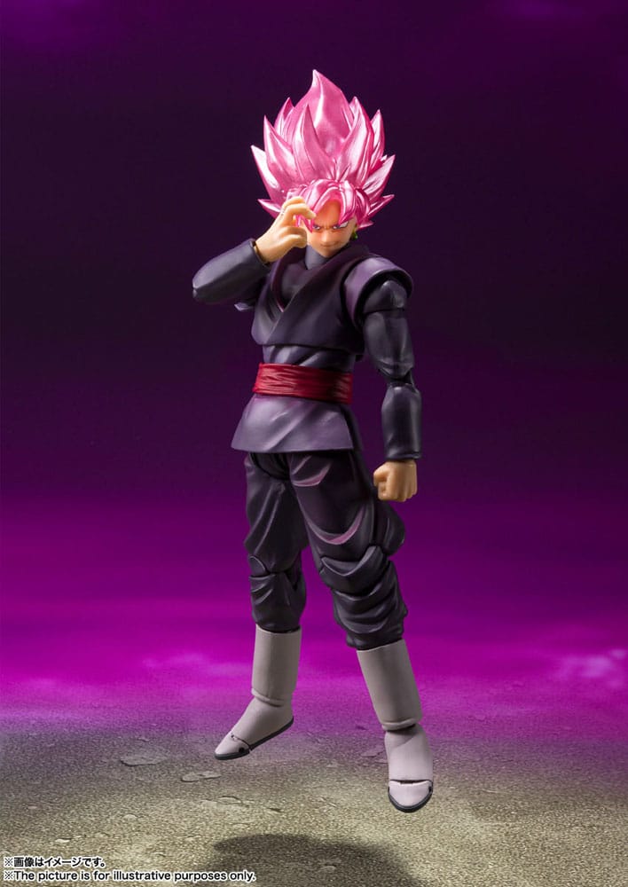 DRAGON BALL SUPER - Goku Black Super Saiyan Rose S.H. Figuarts Figure