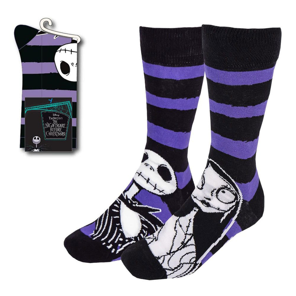 NIGHTMARE BEFORE CHRISTMAS - Jack & Sally Socks [38-45]