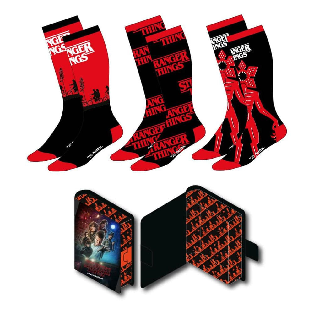 STRANGER THINGS - 3 Pack Socks [38-45]